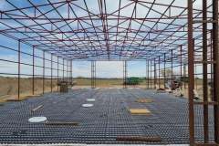 Commercial solar thermal radiant floor heat