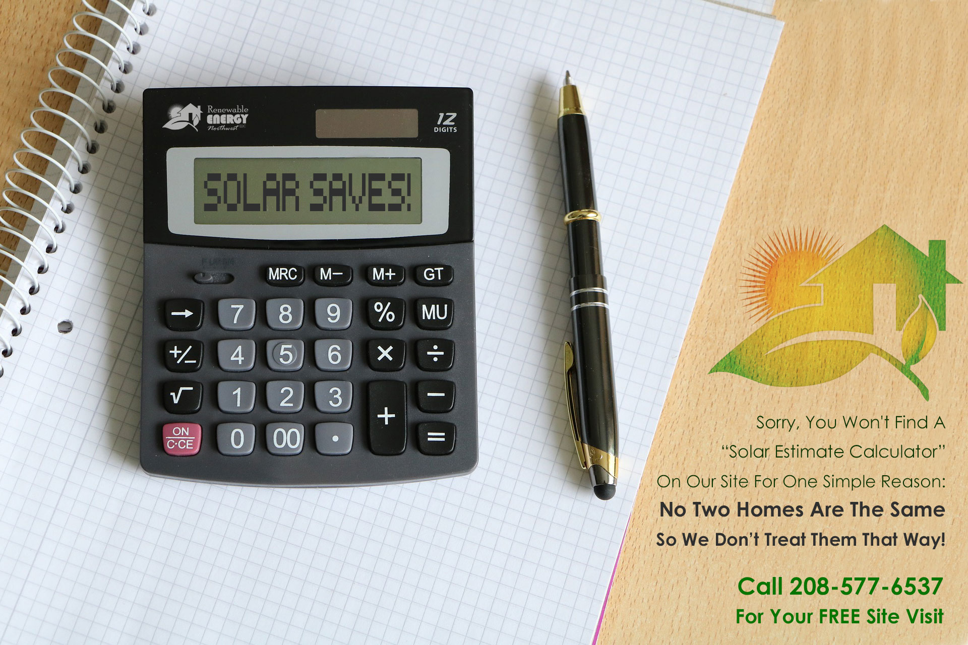 You Won’t Find A Solar Calculator Here!